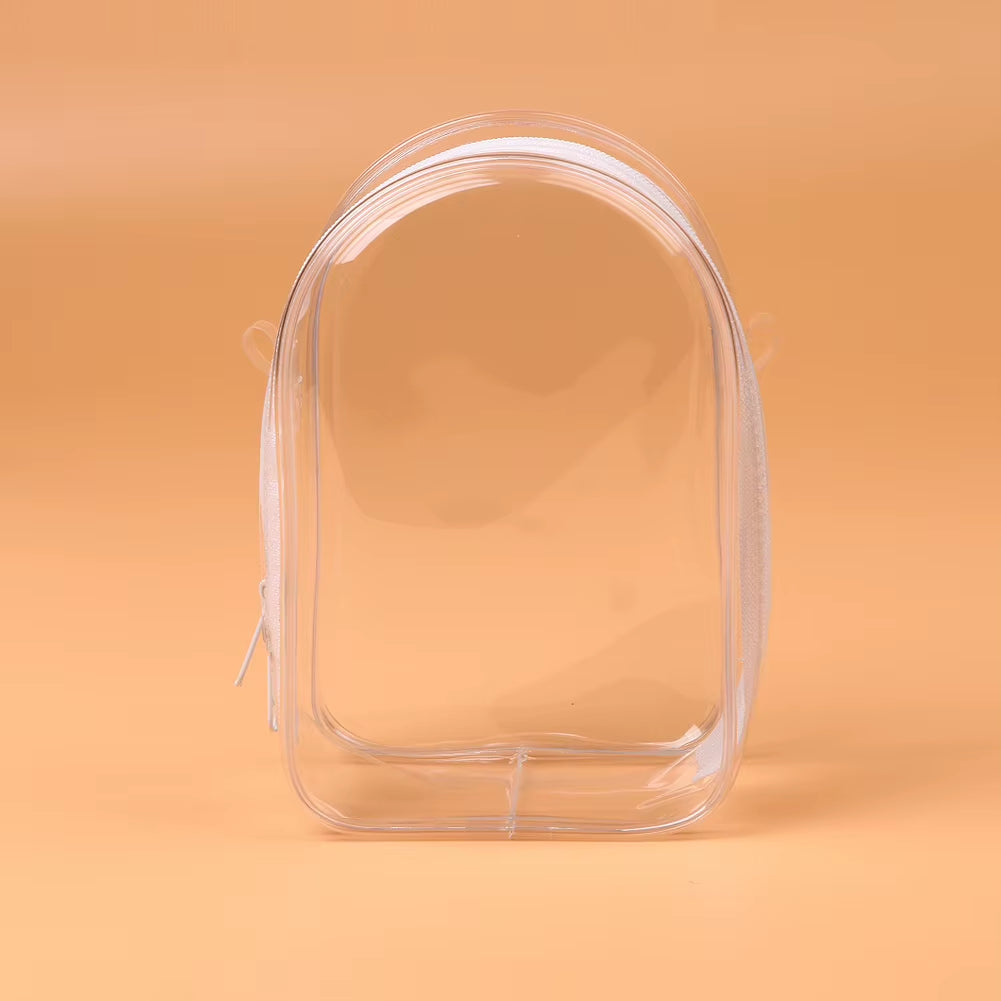Dustproof Labubu Shoulder Bag ā PVC Storage and Walking Tote