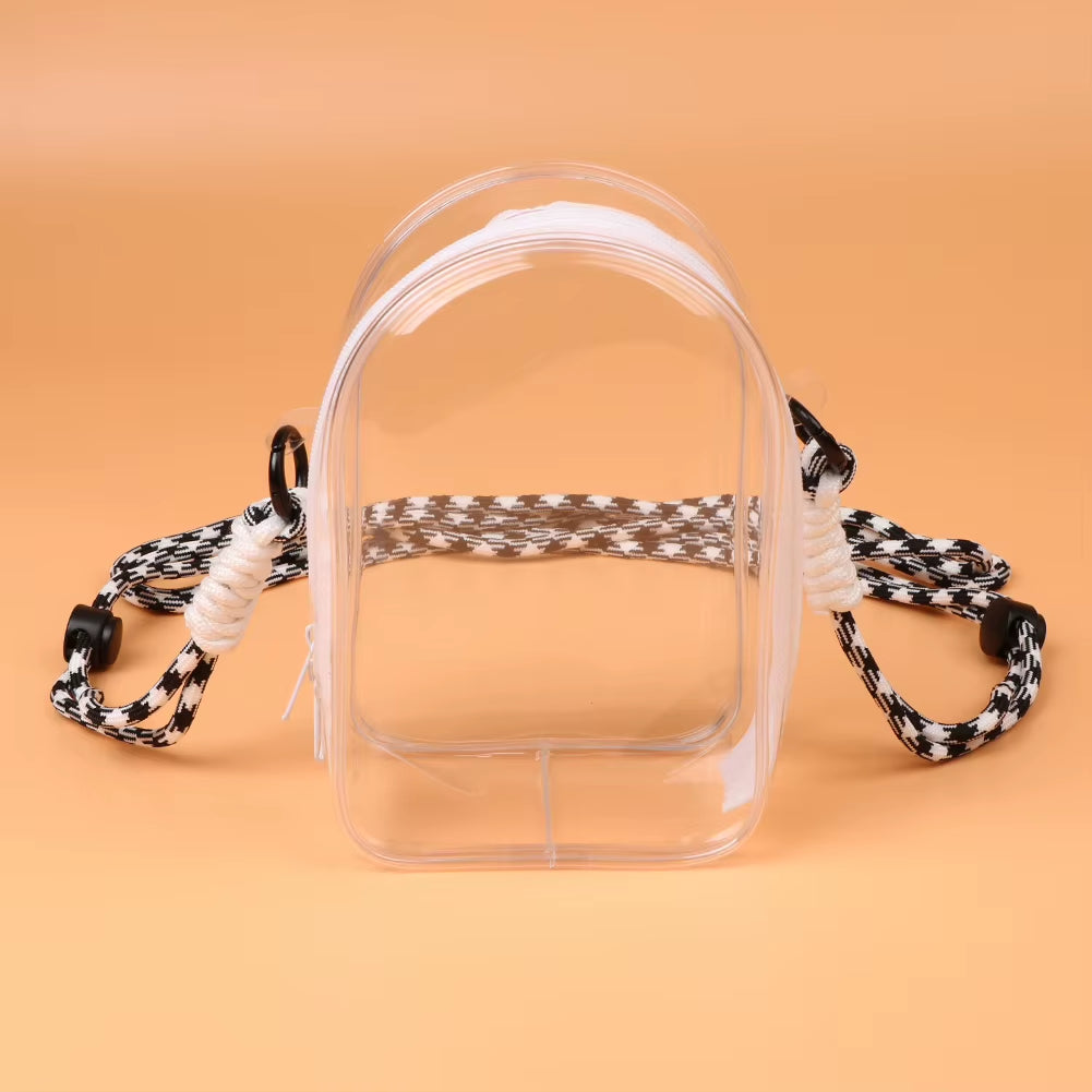 Dustproof Labubu Shoulder Bag ā PVC Storage and Walking Tote