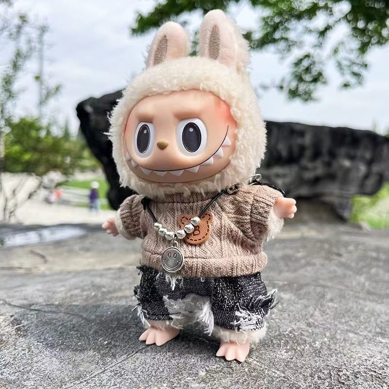 Labubu Mini Plush Doll Outfits