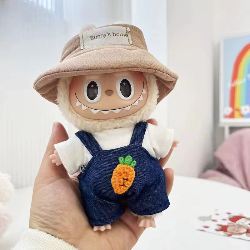 Labubu Mini Plush Doll Outfits